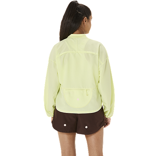 Asics NAGINO RUN ADJUSTABLE JACKET Damen TIGER YELLOW Bild 2