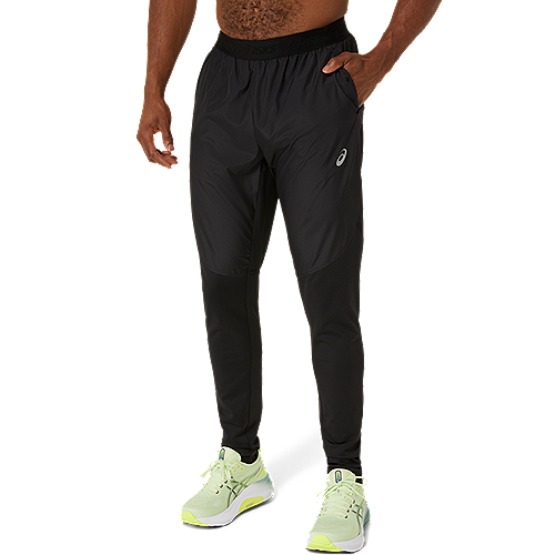 Asics Road Pant Performance Herren PERFORMANCE BLACK/FROSTED ROSE Bild 1