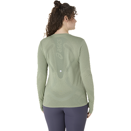 Asics Road Seamless Long Sleeve Top Damen BLUE COAST/GLACIER GREY Bild 2