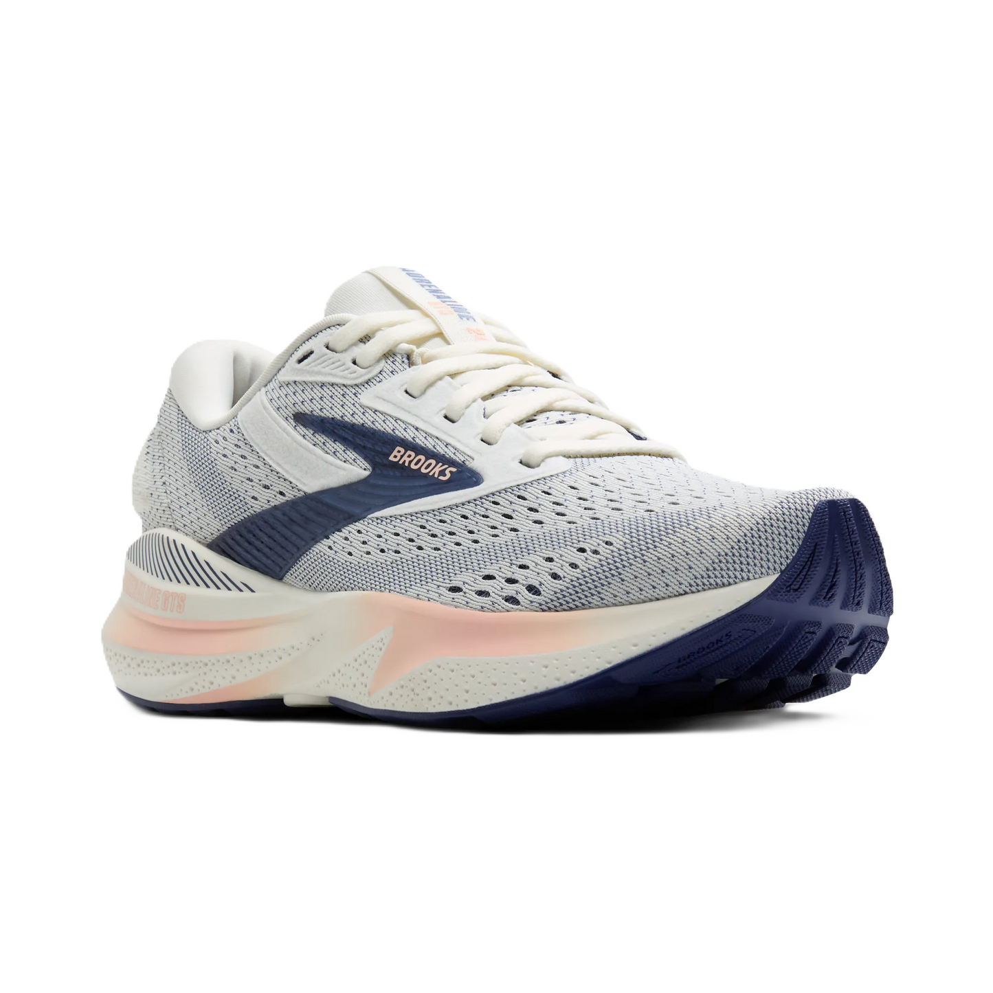Brooks Adrenaline GTS 24 Damen Grey/Blue Ribbon/Peach Bild 1