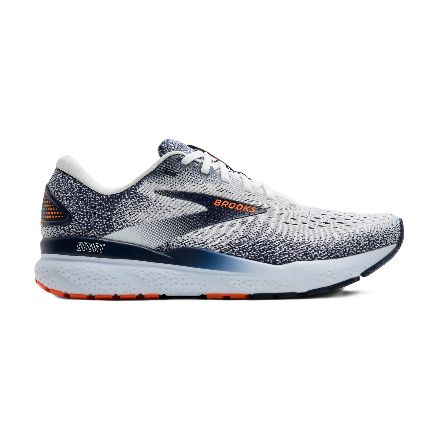 Brooks Ghost 16 Herren White/Peacoat/Orange Bild 2