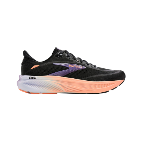Brooks Ghost 18 Damen Black/Mulled Grape/Peach Bild 1