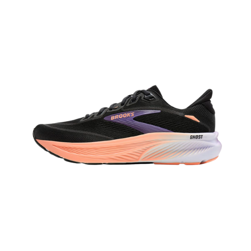 Brooks Ghost 18 Damen Black/Mulled Grape/Peach Bild 5