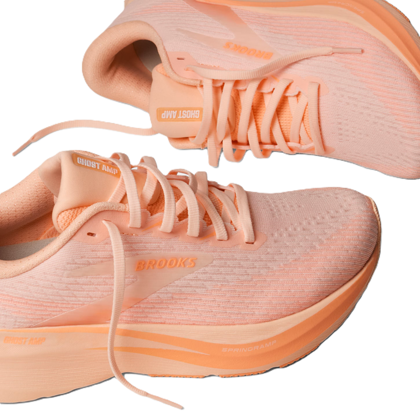 Brooks Ghost Amp Damen Peach/Peach/White Bild 5