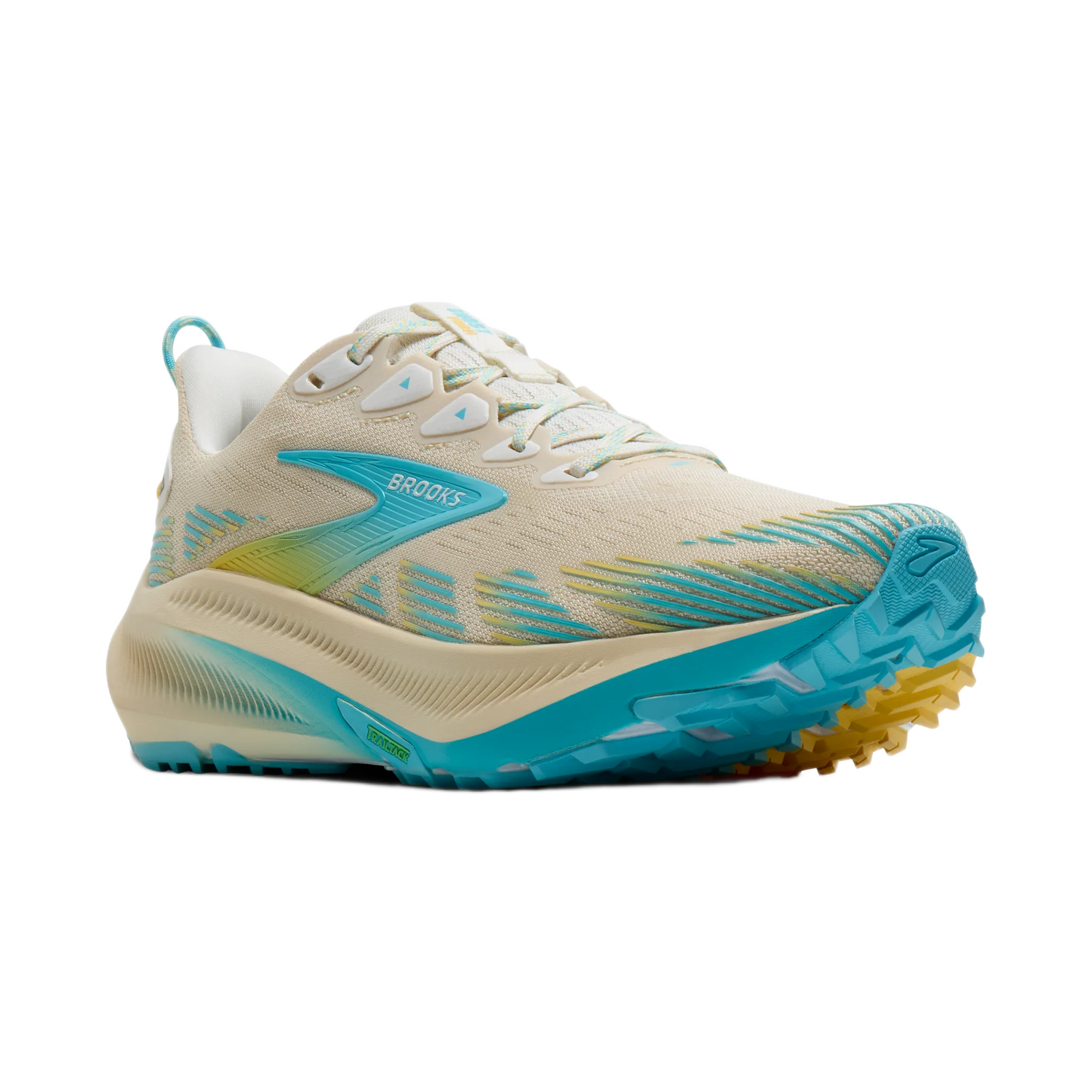 Brooks Ghost Trail Damen Sand/Star White/Golden Hour Bild 1