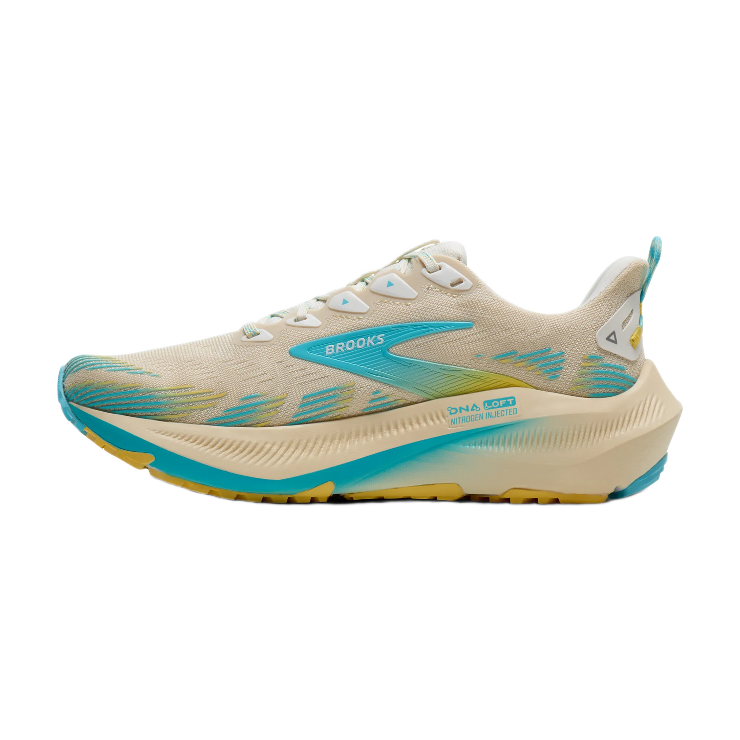 Brooks Ghost Trail Damen Sand/Star White/Golden Hour Bild 4