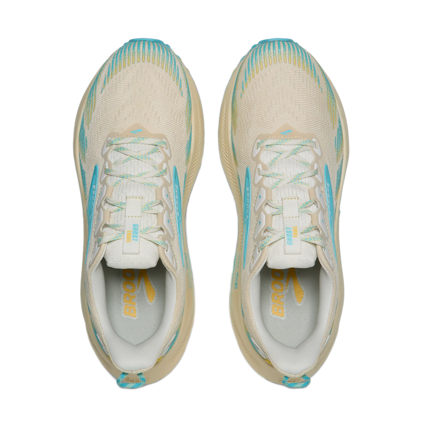 Brooks Ghost Trail Damen Sand/Star White/Golden Hour Bild 6