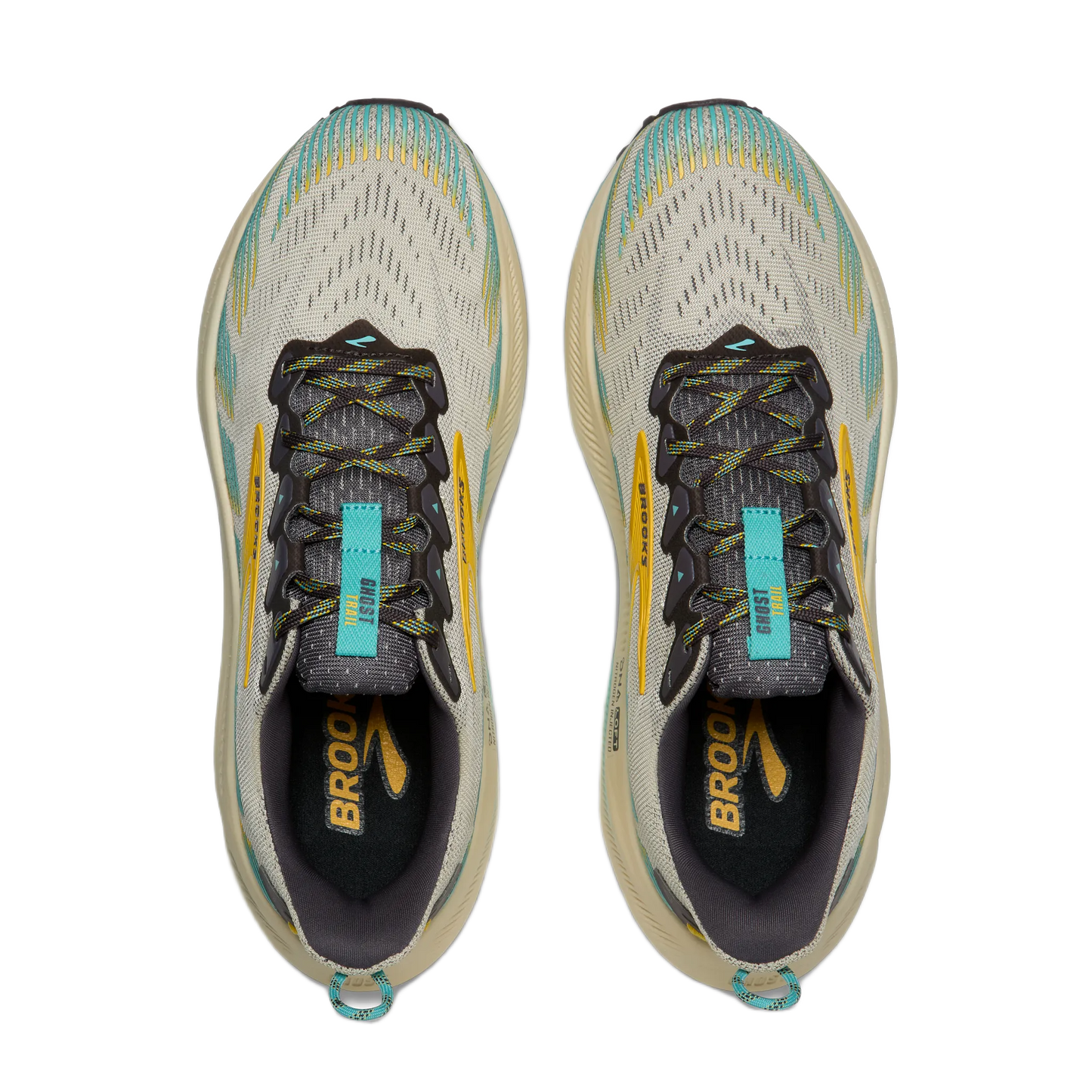 Brooks Ghost Trail Herren Bleached Sand/Rabbit/Bluefish Bild 6