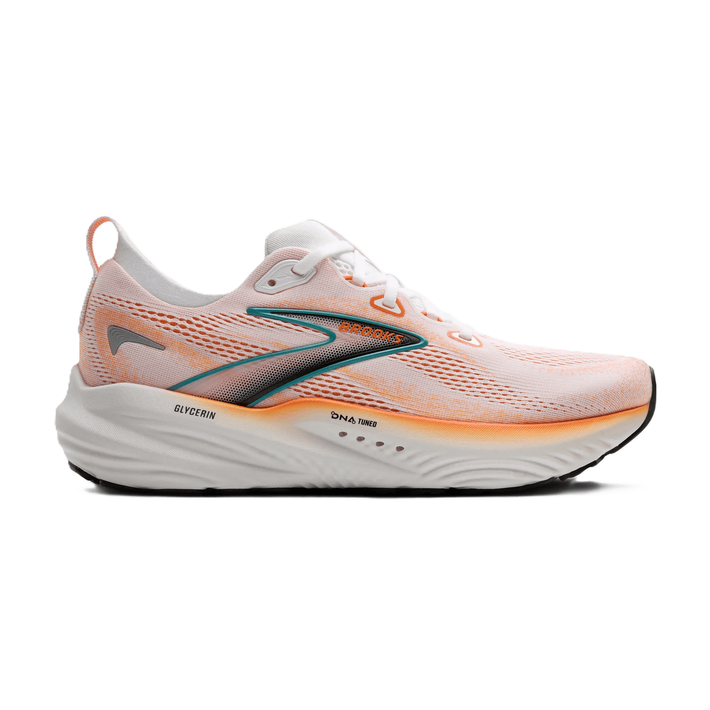 Brooks Glycerin 22 Herren White/Orange/Green Blue Slate Bild 2