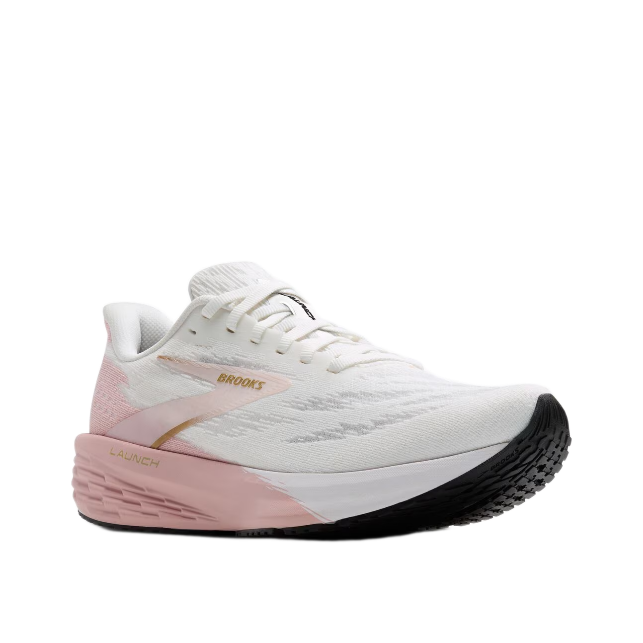 Brooks Launch 11 Damen White/Gold/Pink Bild 1