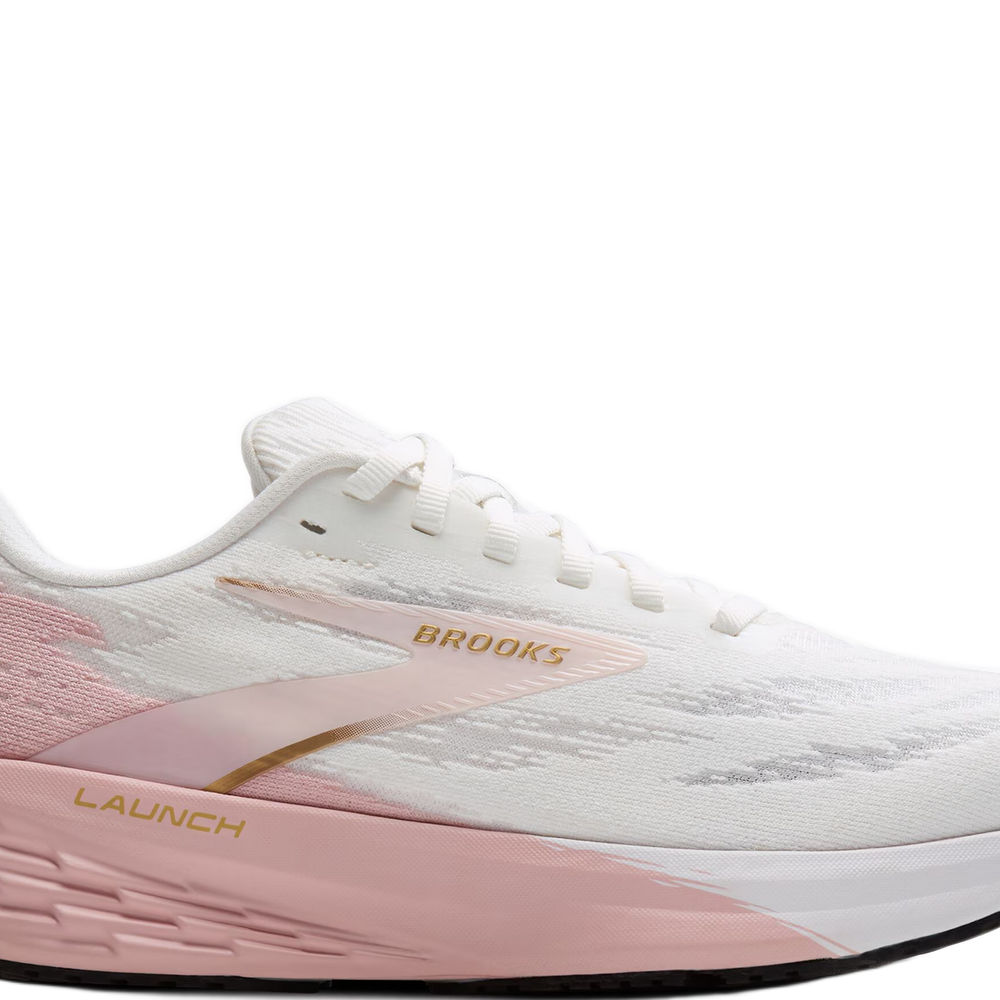 Brooks Launch 11 Damen White/Gold/Pink Bild 2