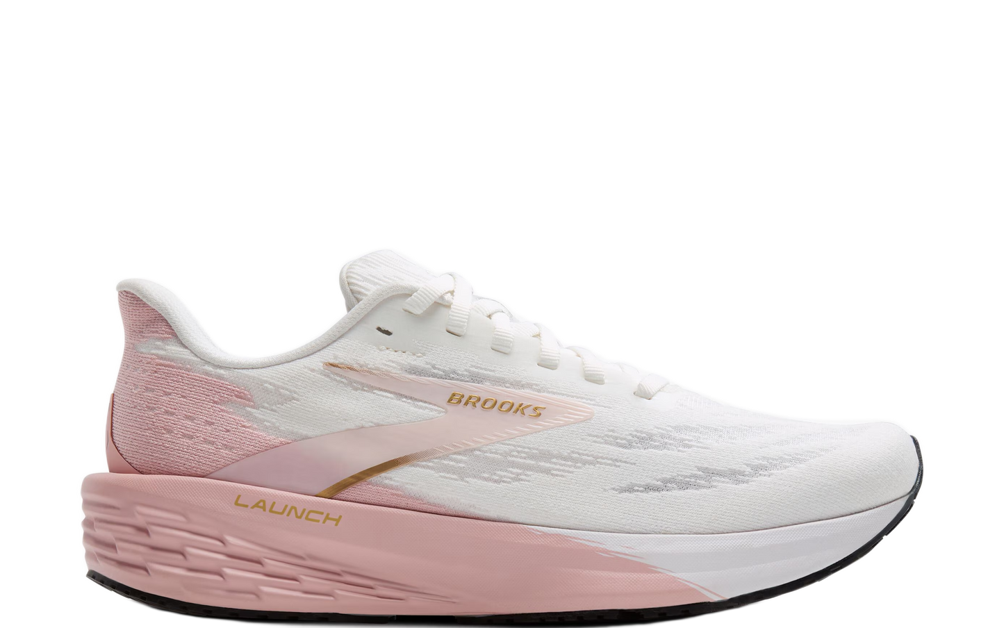 Brooks Launch 11 Damen White/Gold/Pink Bild 2