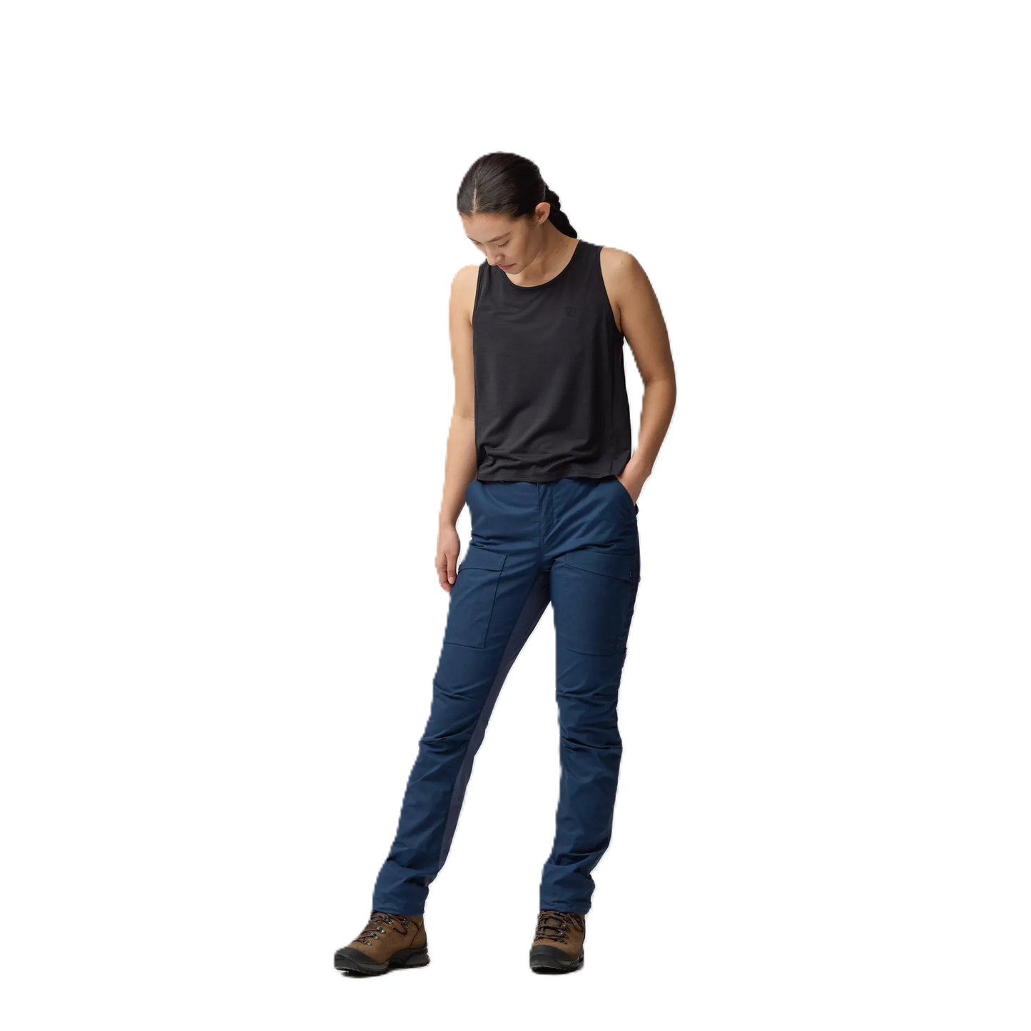 Fjällräven Abisko Hybrid Trail Hose (navy) Damen Navy Bild 3
