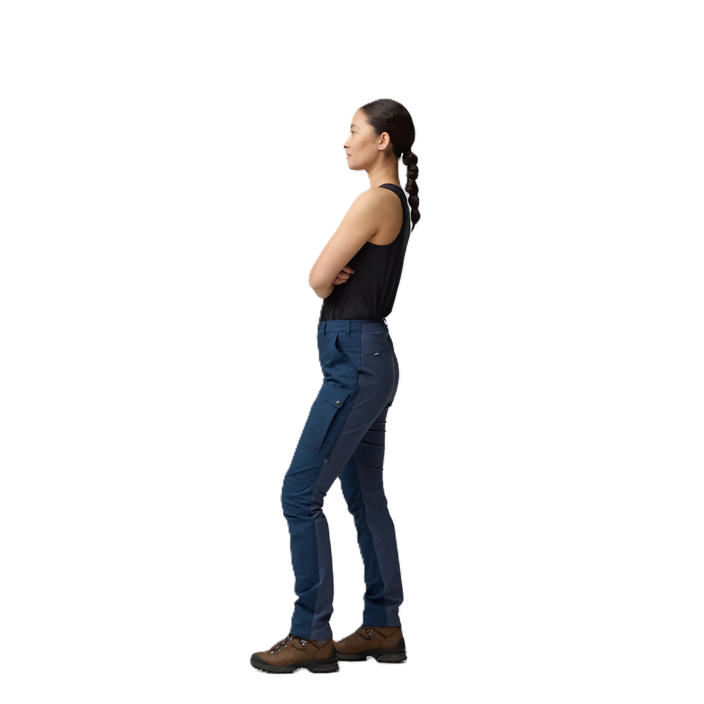 Fjällräven Abisko Hybrid Trail Hose (navy) Damen Navy Bild 4