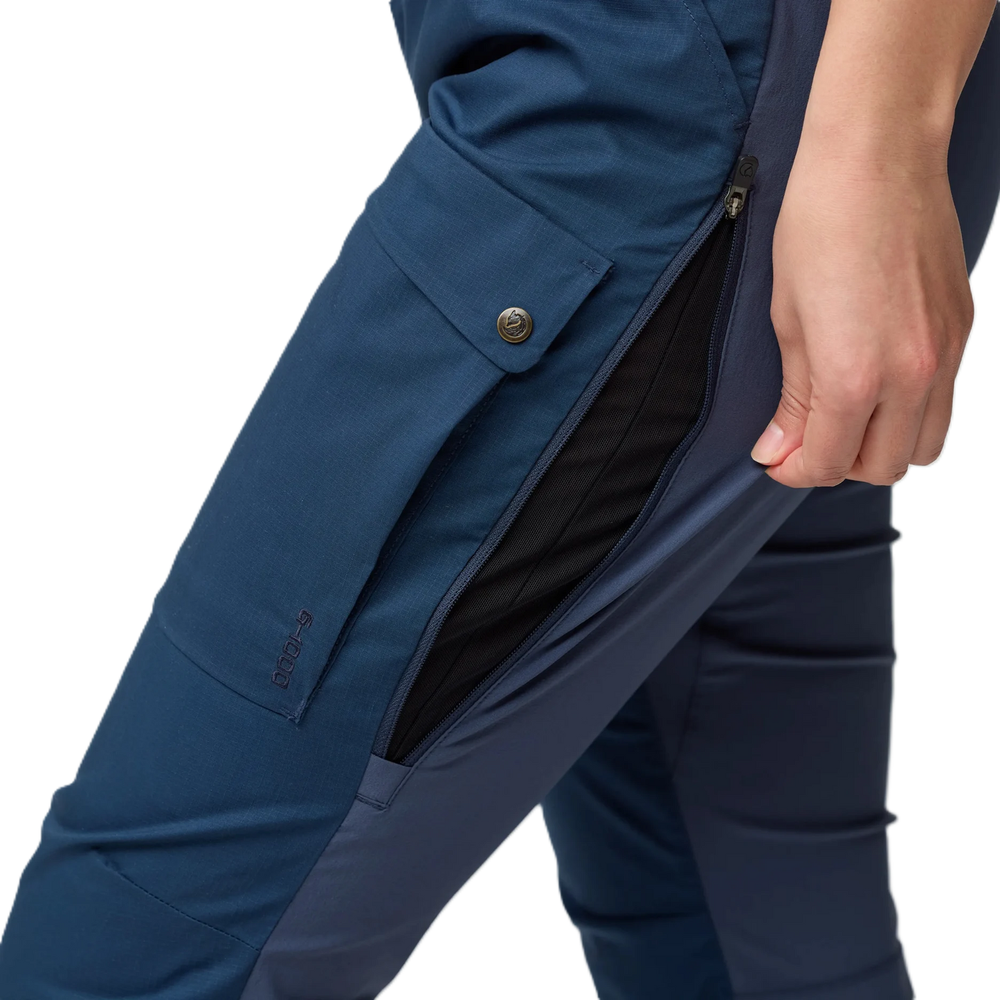 Fjällräven Abisko Hybrid Trail Hose (navy) Damen Navy Bild 6