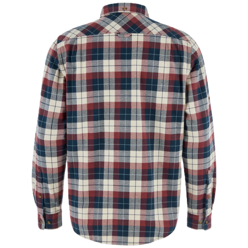 Fjällräven Singi Heavy Flannel Shirt M Herren Dark Navy-Maroon Bild 2