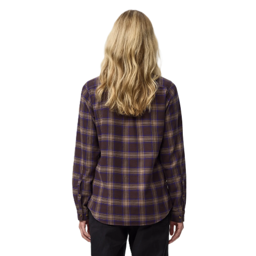Fjällräven Övik Classic Flannel Shirt W Damen Dark Navy-Dusty Rose Bild 2