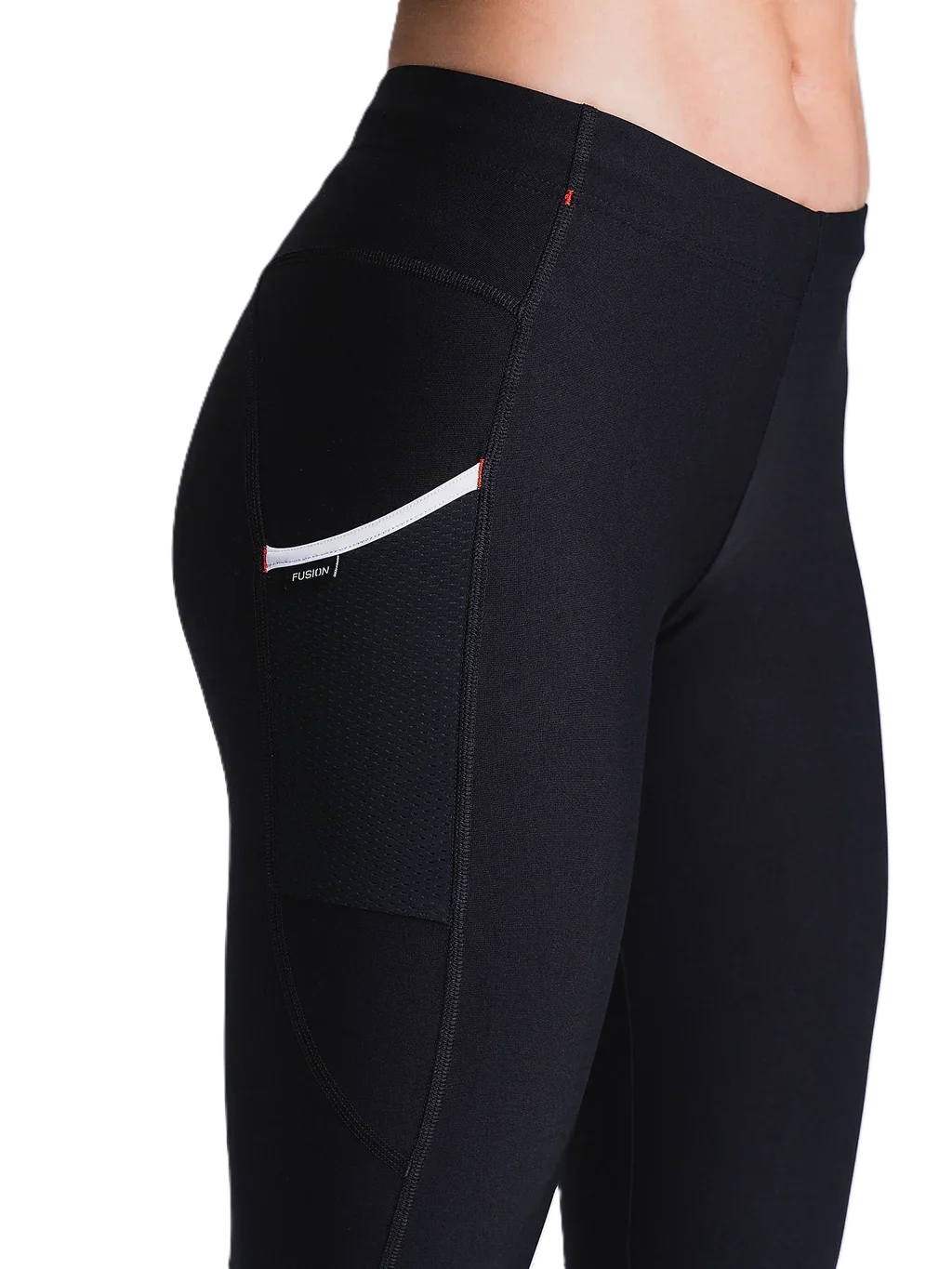 FUSION 3/4 Tights Unisex SUPERBLACK Bild 6
