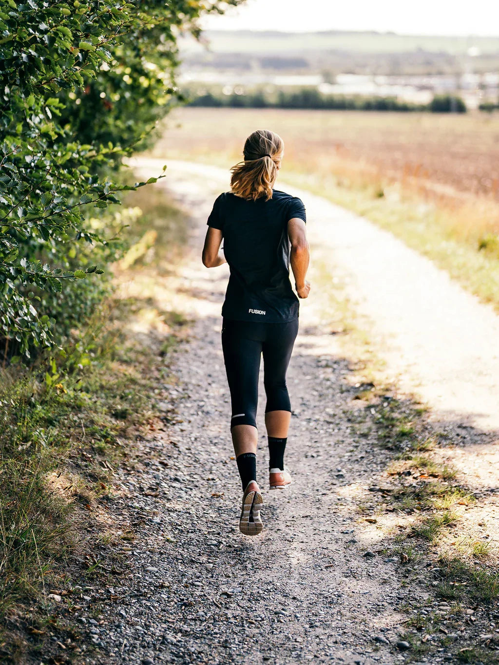 FUSION 3/4 Tights Unisex SUPERBLACK Bild 8