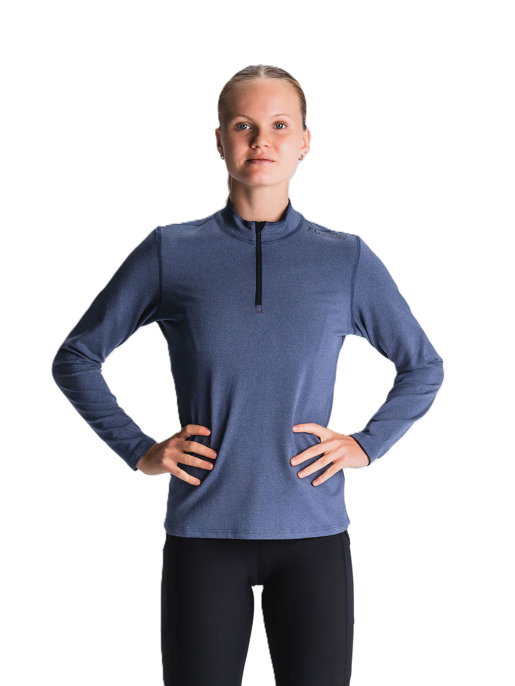 FUSION C3 Zip Neck Damen NIGHT BLUE Bild 1