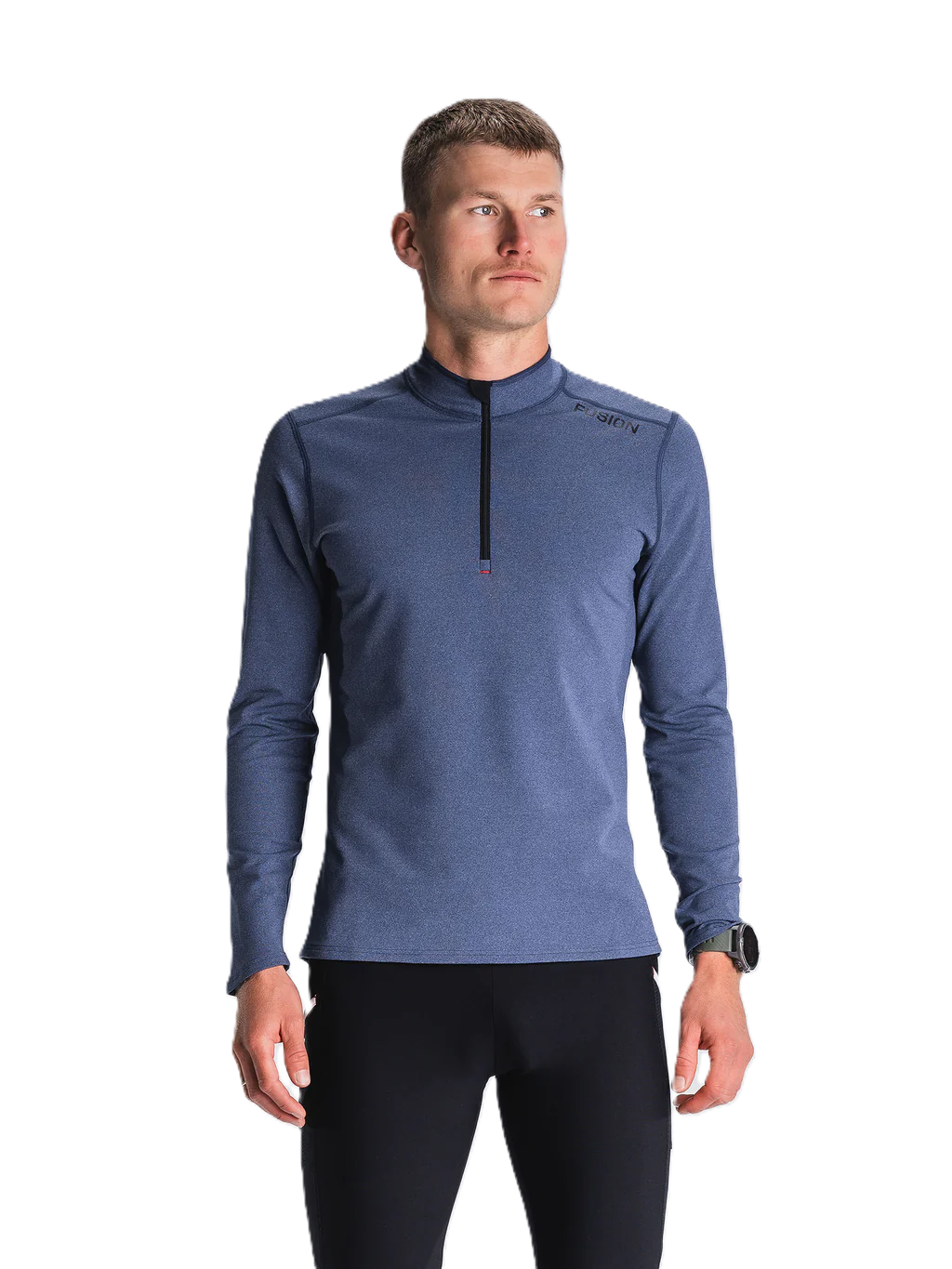 FUSION C3 Zip Neck Herren NIGHT BLUE Bild 1