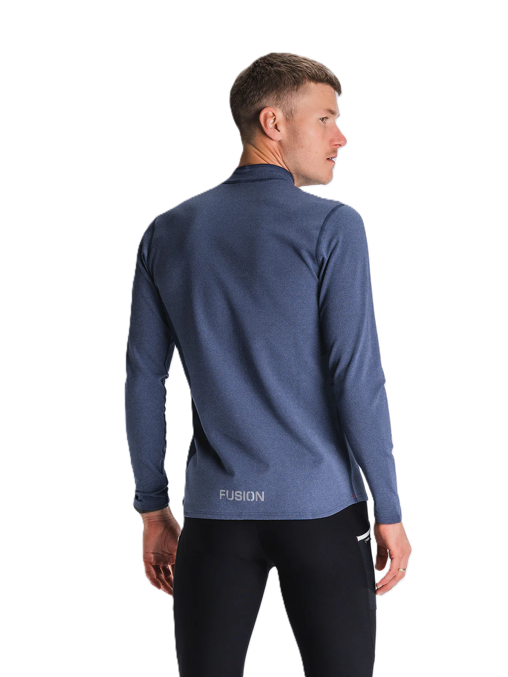 FUSION C3 Zip Neck Herren NIGHT BLUE Bild 2