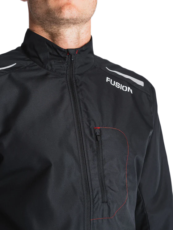 FUSION S1 Run Jacket Herren BLACK Bild 5