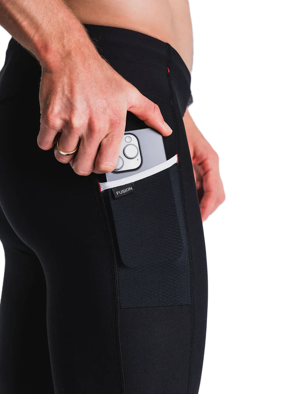 FUSION Short Tights Unisex SUPERBLACK Bild 5