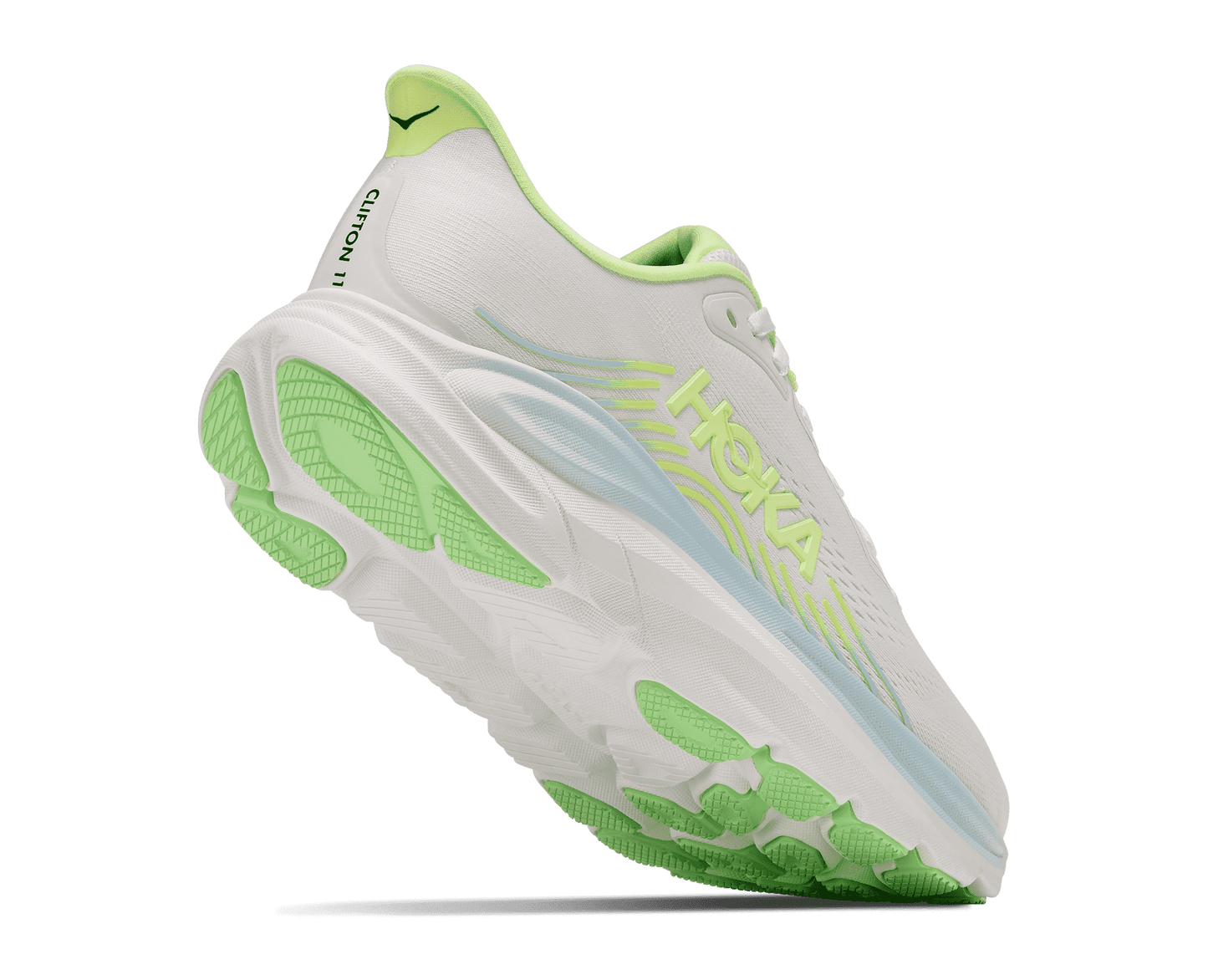 HOKA Clifton 11 Damen FROST / NEON YUZU Bild 7