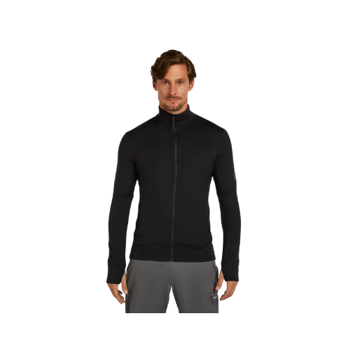 Icebreaker 260 Quantum Jacke mit langem Reißverschluss Herren BLACK Bild 1