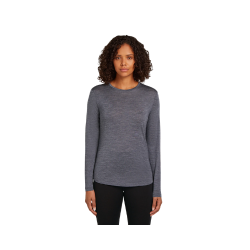 Icebreaker Merino 125 Cool-Lite™ Sphere III Langarmshirt Damen MIDNIGHT NAVY HTHR Bild 1