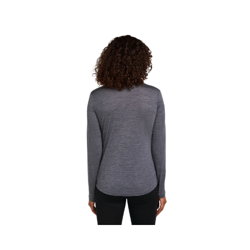 Icebreaker Merino 125 Cool-Lite™ Sphere III Langarmshirt Damen MIDNIGHT NAVY HTHR Bild 2