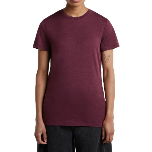Icebreaker Merino 150 Tech Lite T-Shirt Damen DK BERRY Bild 1