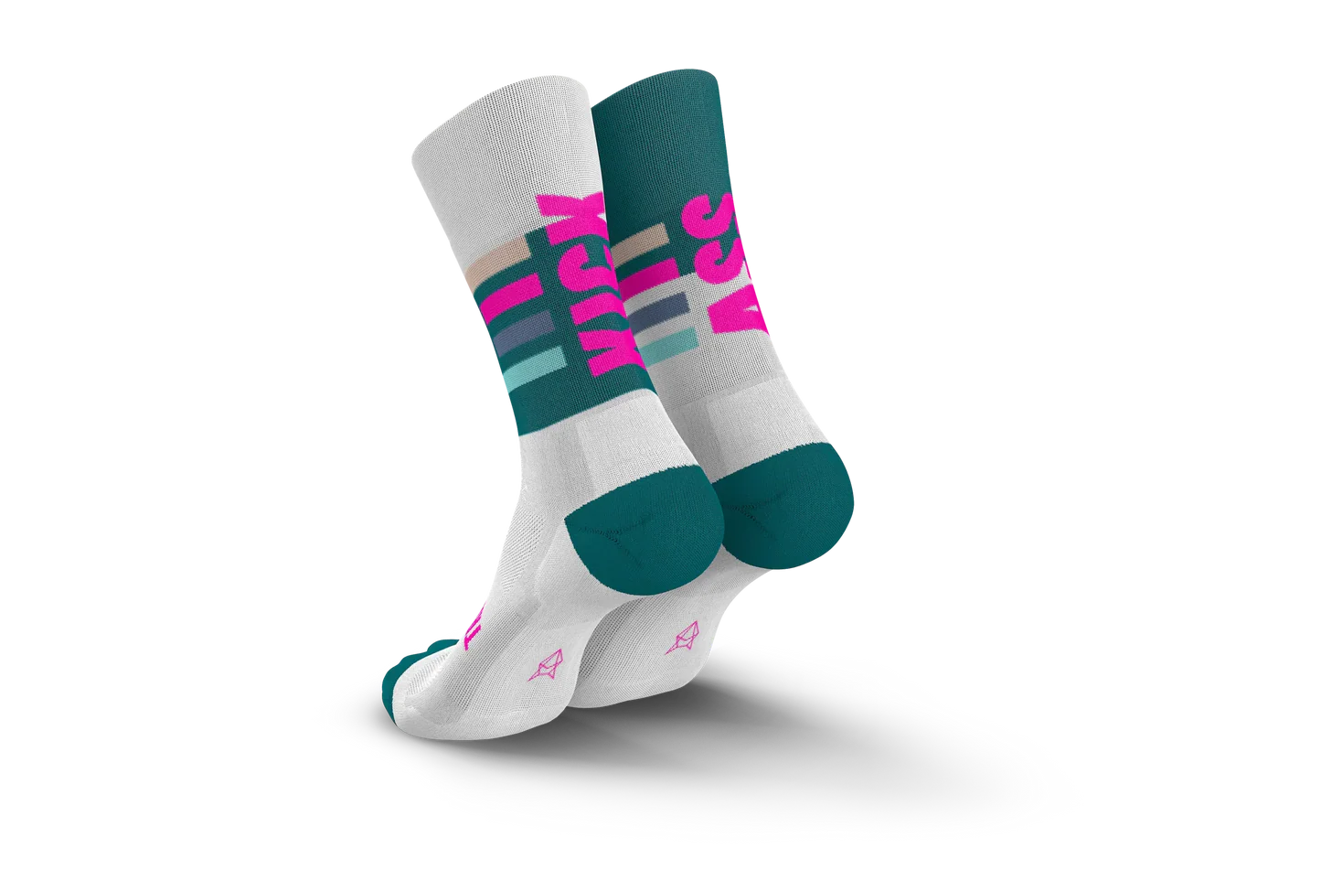 Incylence Kick Ass V3 Socken Unisex petrol pink Bild 2