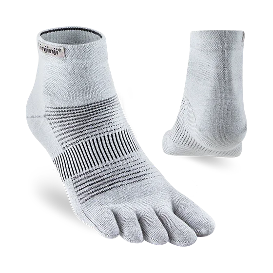 Injinji Run Lightweight Mini-Crew Laufsocken Gray Bild 1
