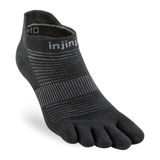 Injinji Run Lightweight No-Show Laufsocken Black Bild 2