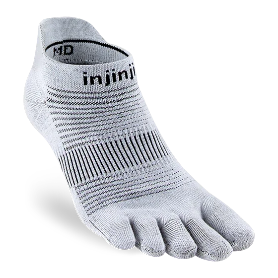 Injinji Run Lightweight No-Show Laufsocken Gray Bild 2