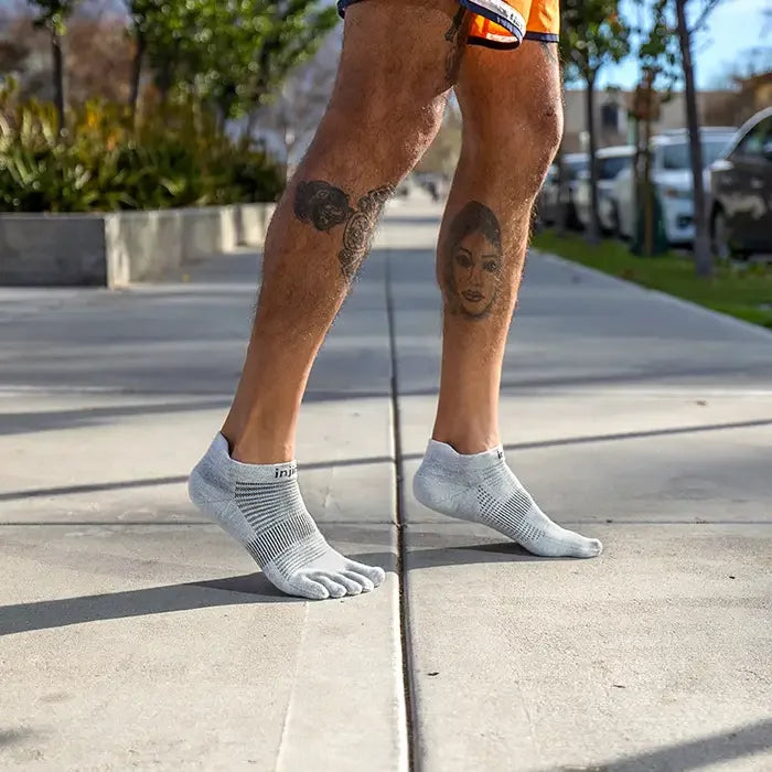 Injinji Run Lightweight No-Show Laufsocken Gray Bild 3