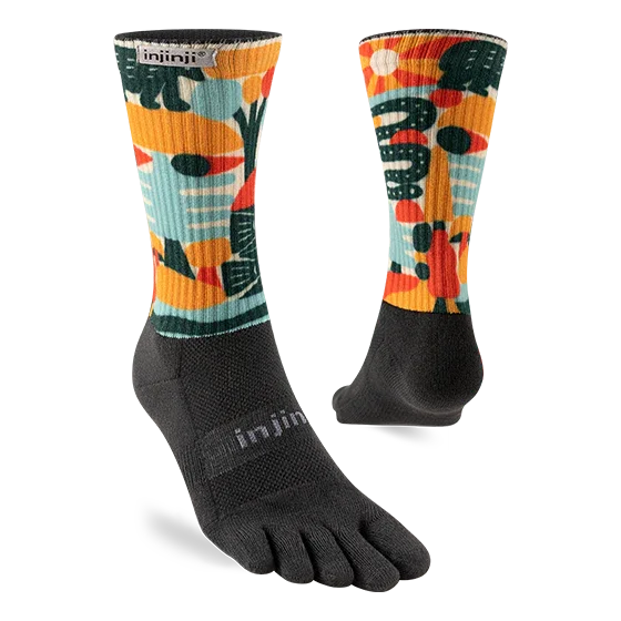 Injinji Trail Midweight Crew Artist Designed Laufsocken Herren Foothill Bild 1