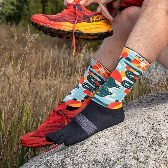 Injinji Trail Midweight Crew Artist Designed Laufsocken Herren Foothill Bild 3