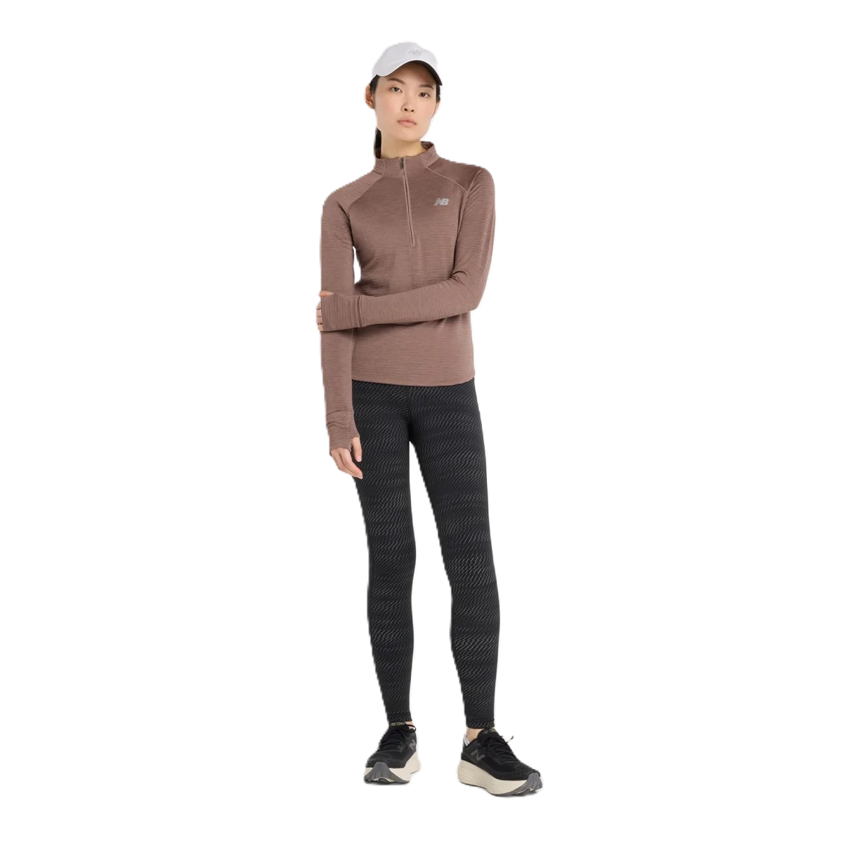 
                  
                    New Balance Athletics Heat Grid 1/2 Zip Langarmshirt Damen EAT Bild 4
                  
                