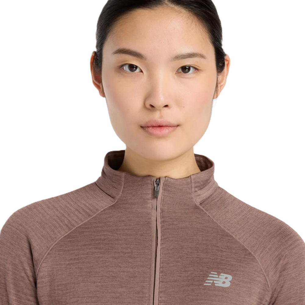 
                  
                    New Balance Athletics Heat Grid 1/2 Zip Langarmshirt Damen EAT Bild 5
                  
                