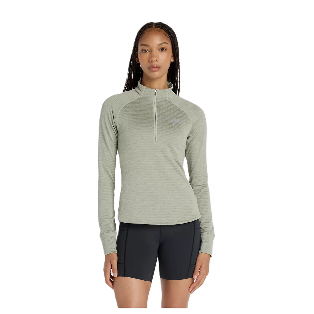 New Balance Athletics Heat Grid 1/2 Zip Langarmshirt Damen GSH Bild 1