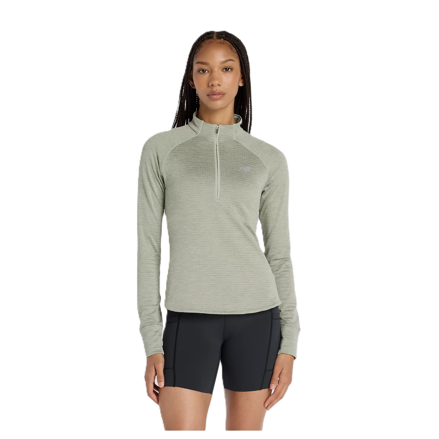 New Balance Athletics Heat Grid 1/2 Zip Langarmshirt Damen GSH Bild 1