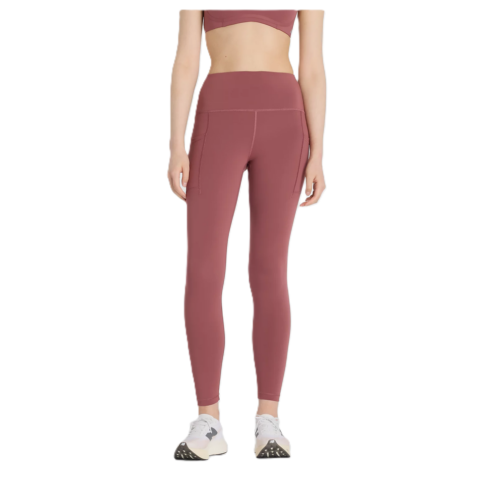 New Balance Sleek Pocket High Rise Leggings Damen WAD Bild 1