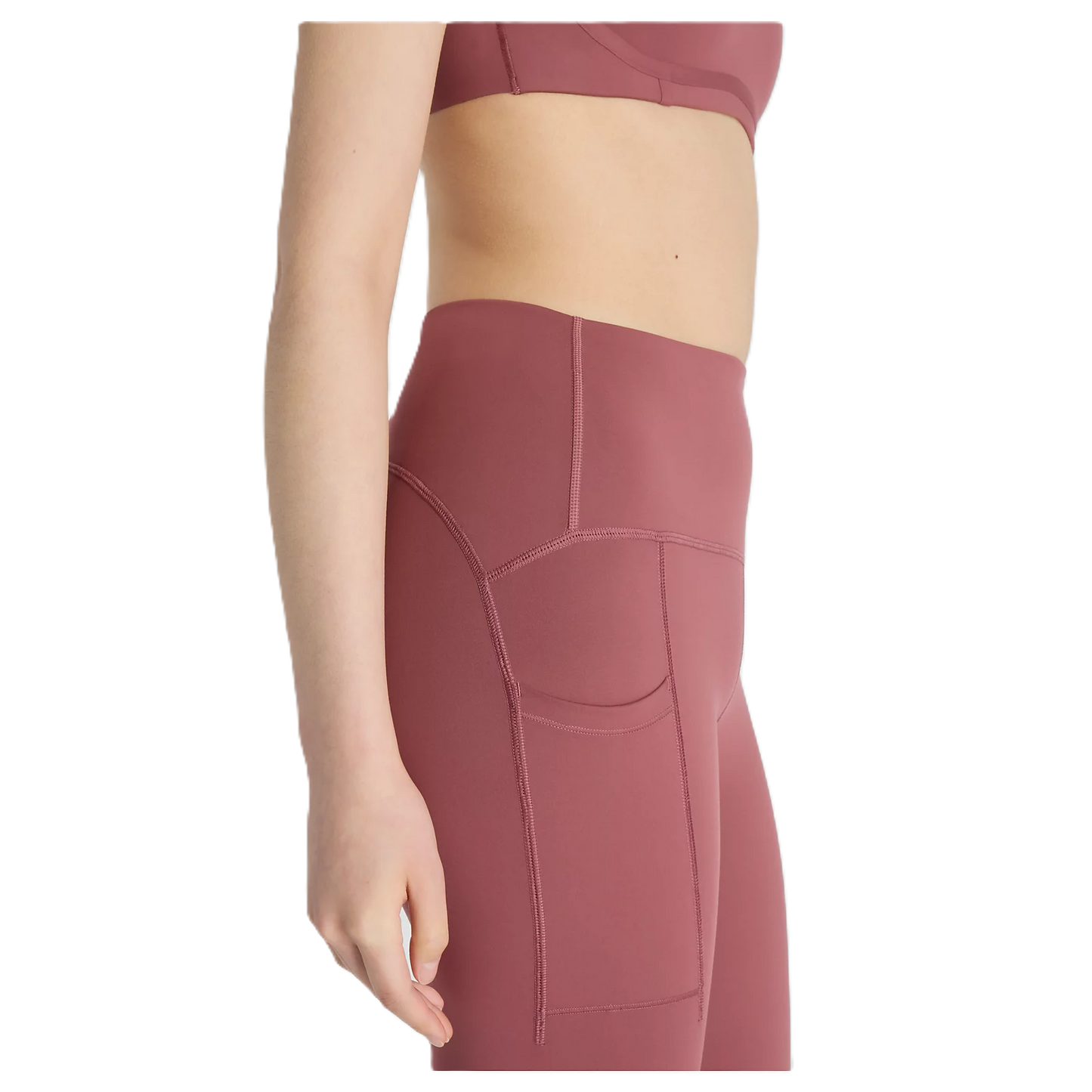 
                  
                    New Balance Sleek Pocket High Rise Leggings Damen WAD Bild 5
                  
                