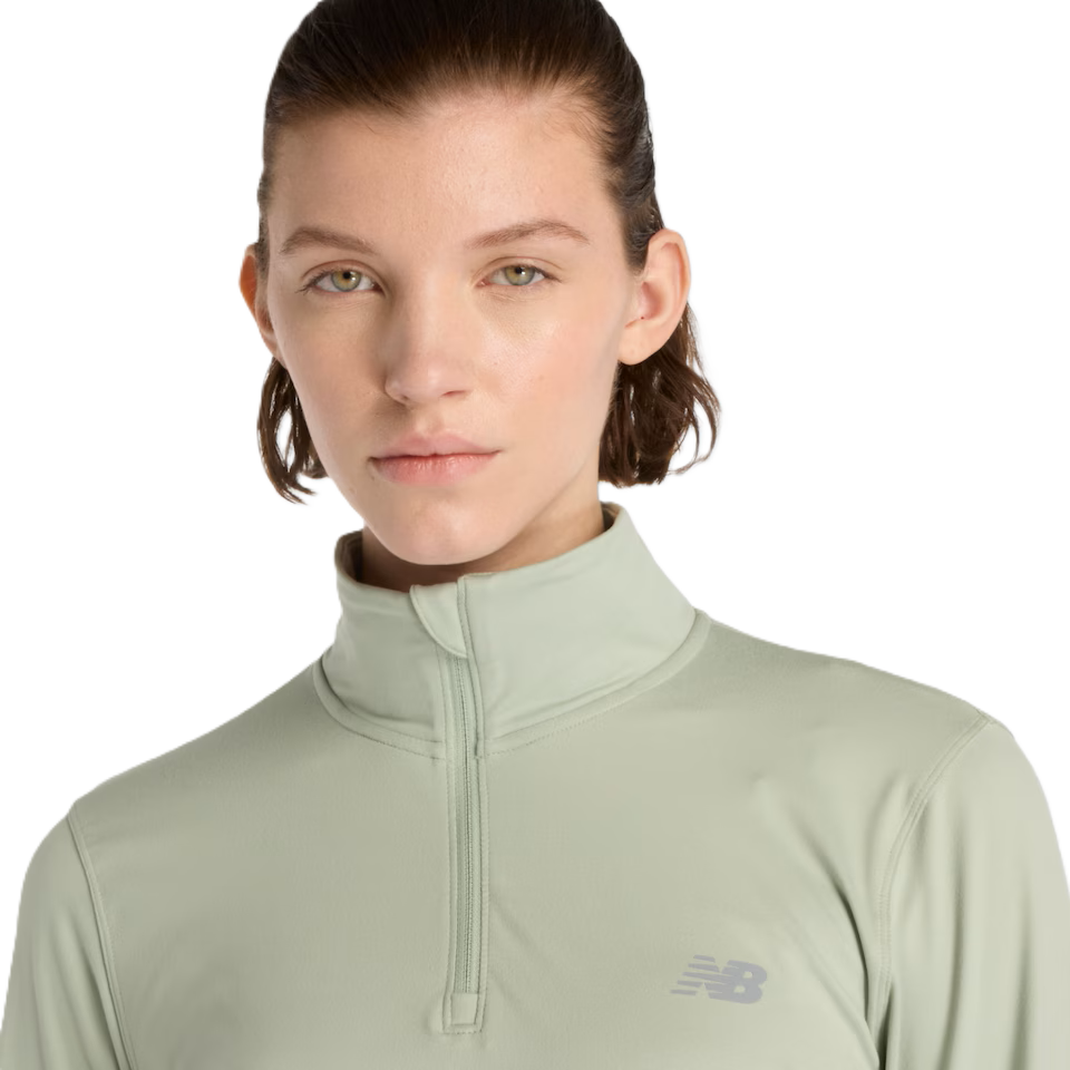 
                  
                    New Balance Sport Essentials Space Dye Quarter Zip Langarmshirt Damen GAS Bild 5
                  
                