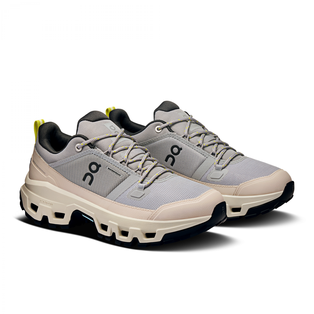 On Cloudrock Low Waterproof Damen ALLOY | ICE Bild 1