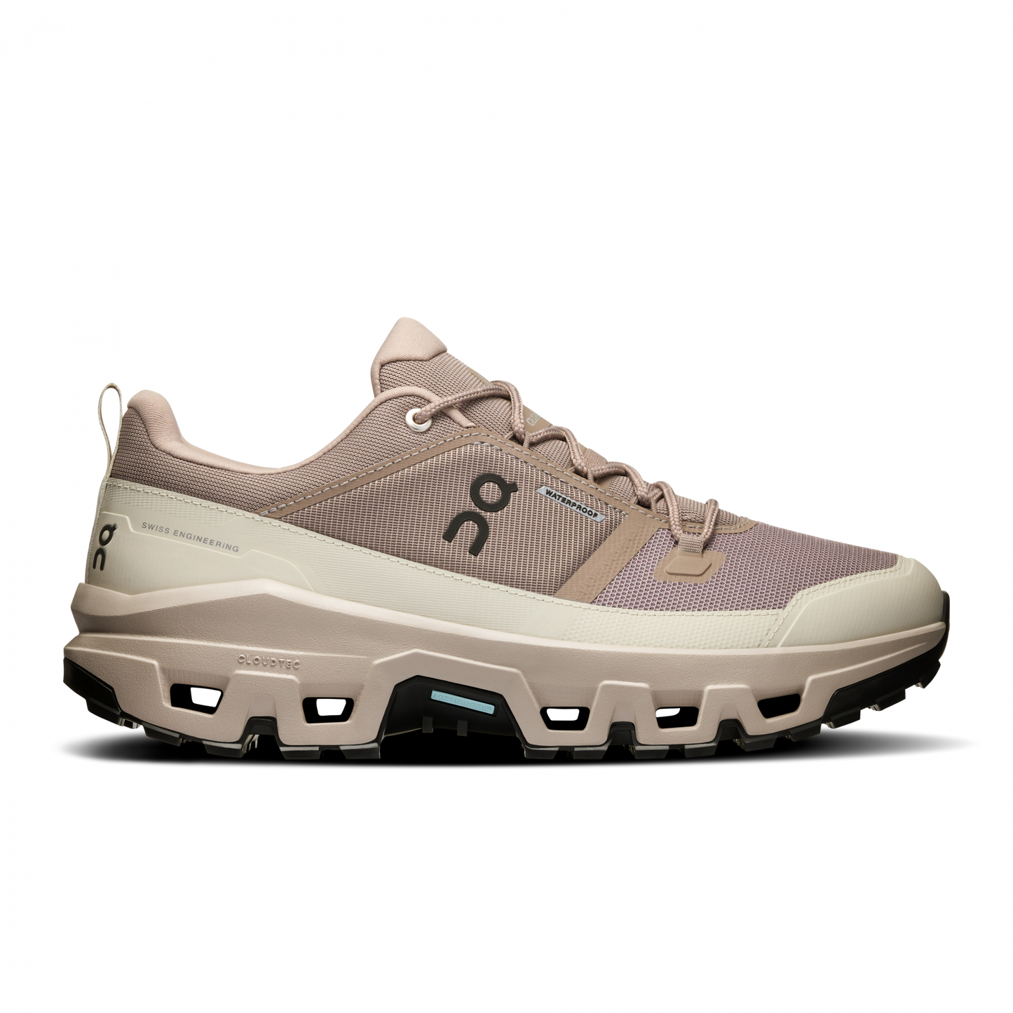 On Cloudrock Low Waterproof Herren CINDER | FOG Bild 2