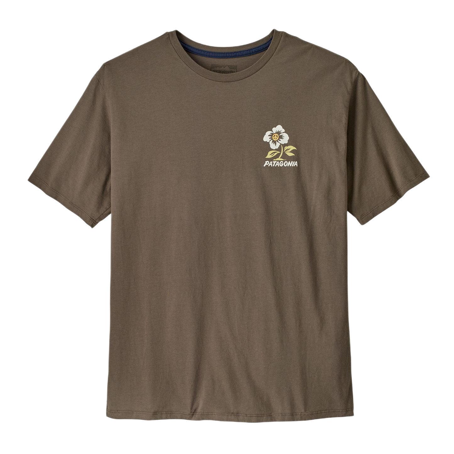 Patagonia Balance Organic T-Shirt Herren Peace Seeds: Marlow Brown Bild 1